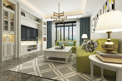 中山市雅居樂(lè)萬(wàn)象郡2期北歐風(fēng)格三居室裝修案例