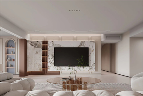 潮州市百合園現(xiàn)代簡約風格四居室裝修案例