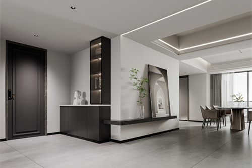 潮州市安盛花苑現(xiàn)代簡約風(fēng)格四居室裝修案例