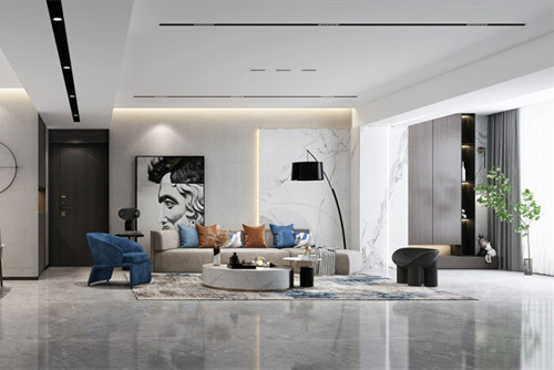 ?？谑邪埓髲B現(xiàn)代簡(jiǎn)約風(fēng)格平層裝修案例