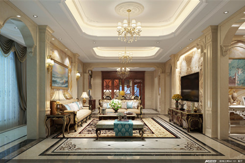 ?？谑斜＠醒牒０稓W式風(fēng)格別墅裝修案例