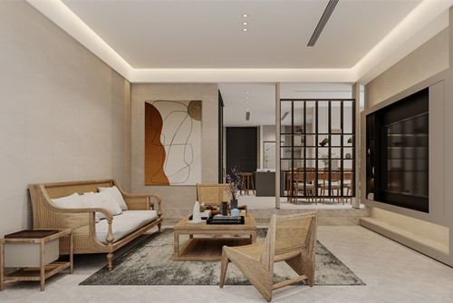 ?？谑胁擦治髟番F(xiàn)代簡(jiǎn)約風(fēng)格別墅裝修案例