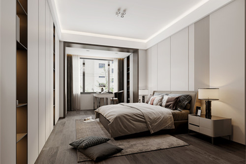 ?？谑秀懯⑻聪阒蕃F(xiàn)代簡(jiǎn)約風(fēng)格三居室裝修案例