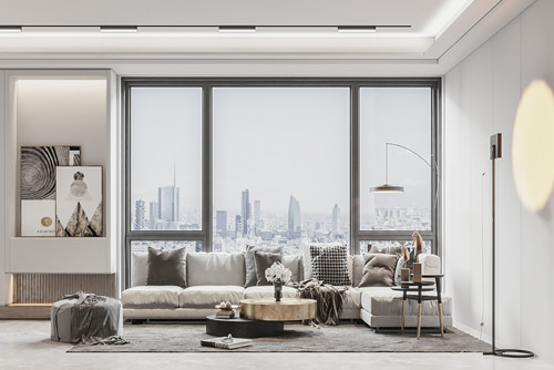 廣州市奧園灣區(qū)智谷現(xiàn)代簡約風(fēng)格三居室裝修案例