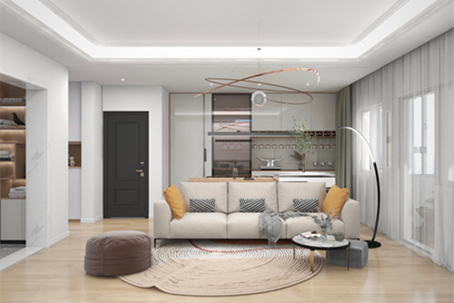 廣州市恒大御景半島北歐風(fēng)格二居室裝修案例